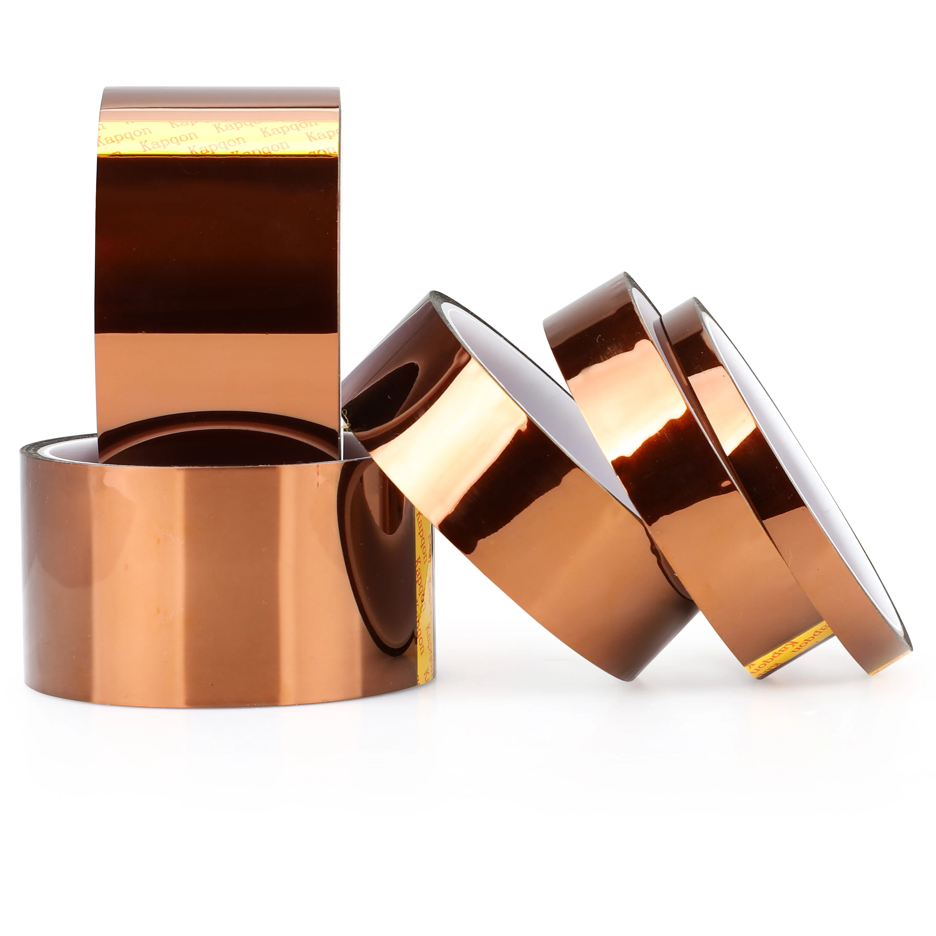 Hochtemperatur-Klebeband 3D-Druck Klebepapier Thermotransfer Braunes Gold Fingerband Polyimid-Klebeband Image