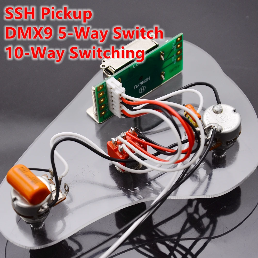 IBZ SSH Pickup DMX9 Switch 10-Wege-Schaltkabelbaum für E-Gitarre Image