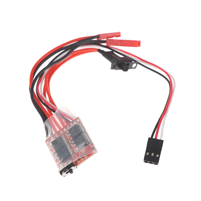 Micro ESC 10A 15A 20A 30A Bürsten-ESC RC ESC Elektrischer Geschwindigkeitsregler für DIY Mini 1/16 1/18 1/24 RC Auto Boot Panzer mit Bremse Image