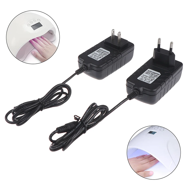1 Stück 24V 2A Netzteiladapter für UV-LED-Lampe Nageltrockner Nagelkunstwerkzeuge Image