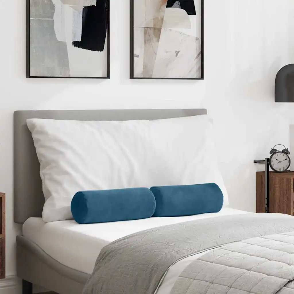 Akzentkissen, 2 Stück, blau, 15 x 40 cm, Möbel-Rückenlehnenkissen, nur Kissen, Bett-Sofakissen zum Ausruhen und Entspannen Image