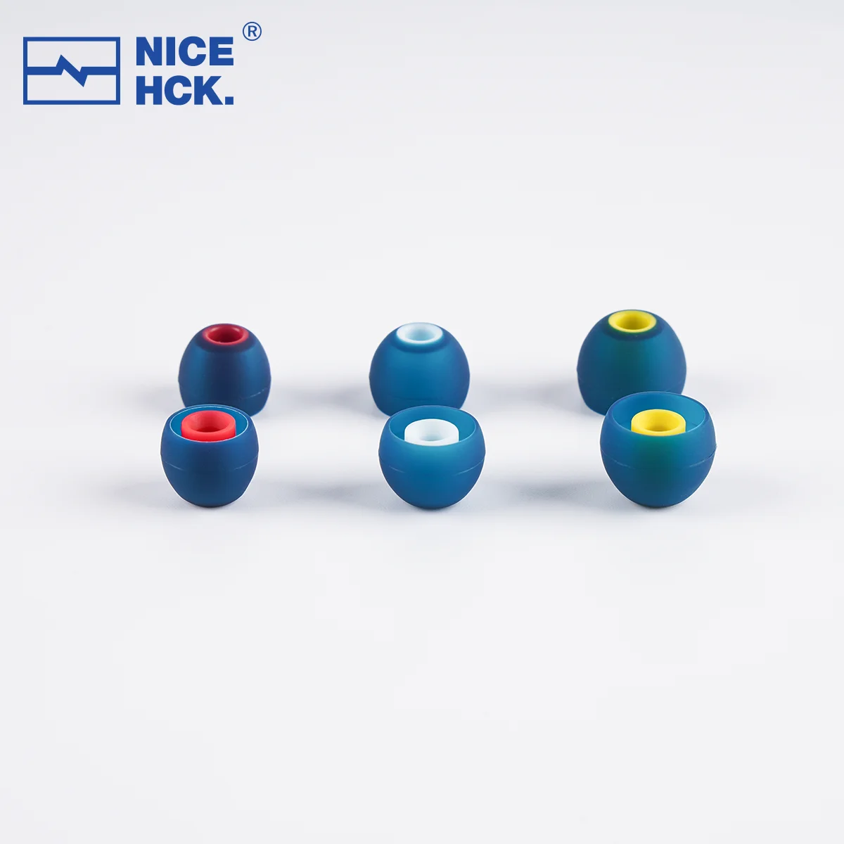 NICEHCK 08 Silikon-Ohrstöpsel, geräuschisolierend, universelle Ohrkappen, Kopfhörerzubehör, verbessert den Gesang für MK4 DB2 Sono ZSN ZSX IEM Image