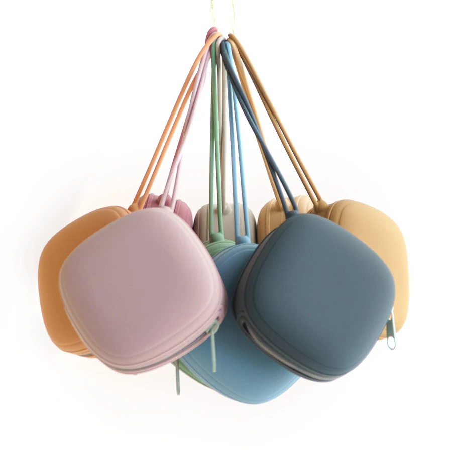 Baby Schnuller Halter Zipper Schnuller Box Baby Tragbare Schnuller Container Box Food Grade Nippel Fall Baby Pflege Zubehör Image