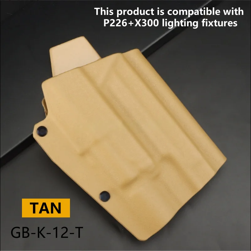 P226+X300 Taschenlampe 3 mm Kydex verstellbares Schnellzuggehäuse, geeignet für Jagdausrüstung und Film-Requisiten Image