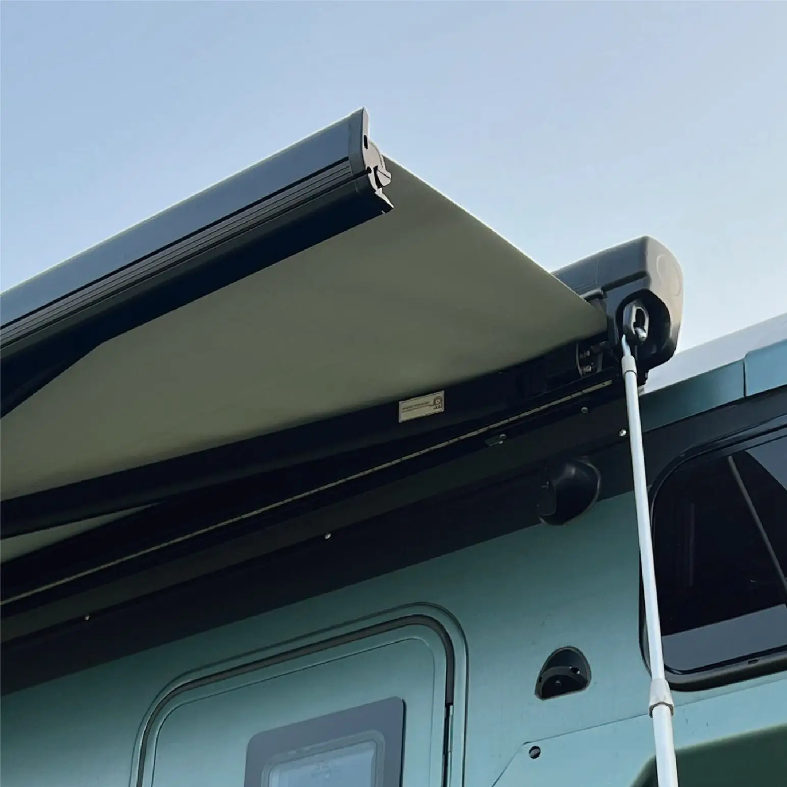 2,5M 3M Sonnenschutz 2,5M Ausziehbare Seitenmarkise 12V Motorisierte Markise für Campingvan Wasserdichte Wohnmobil-Markise, Maßanfertigung