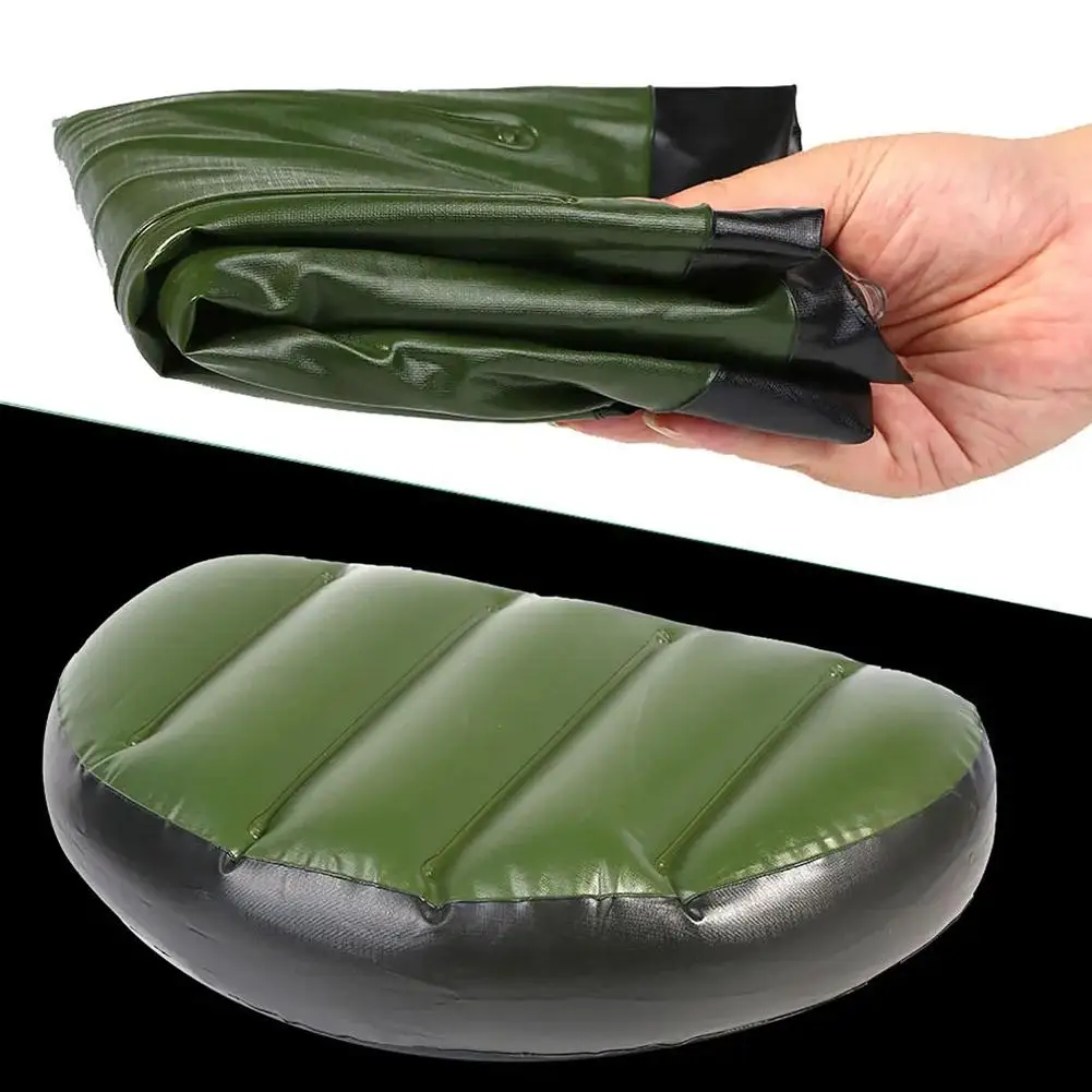 Tragbare PVC Aufblasbare Sitzauflage Wasserdichtes Aufblasbares Angelboot-Kissen Image