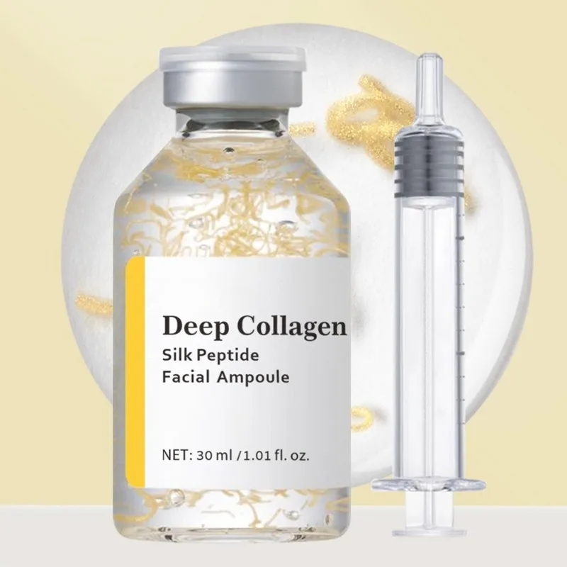 Seidenpeptid Intensiv-Lifting-Ampulle | Anti-Aging-Serum für das Gesicht mit Kollagen & 30 Peptid-Komplex zur Hautstraffung & -festigung Image