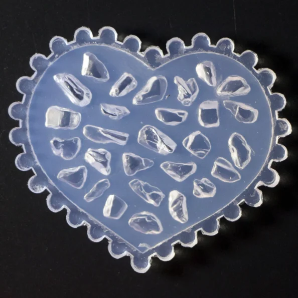 Pierre Design Décoratif Nail Art Sculpture Outil Assortiment Arc Fleur 3D Silicone Nail Art Moule pour Gel