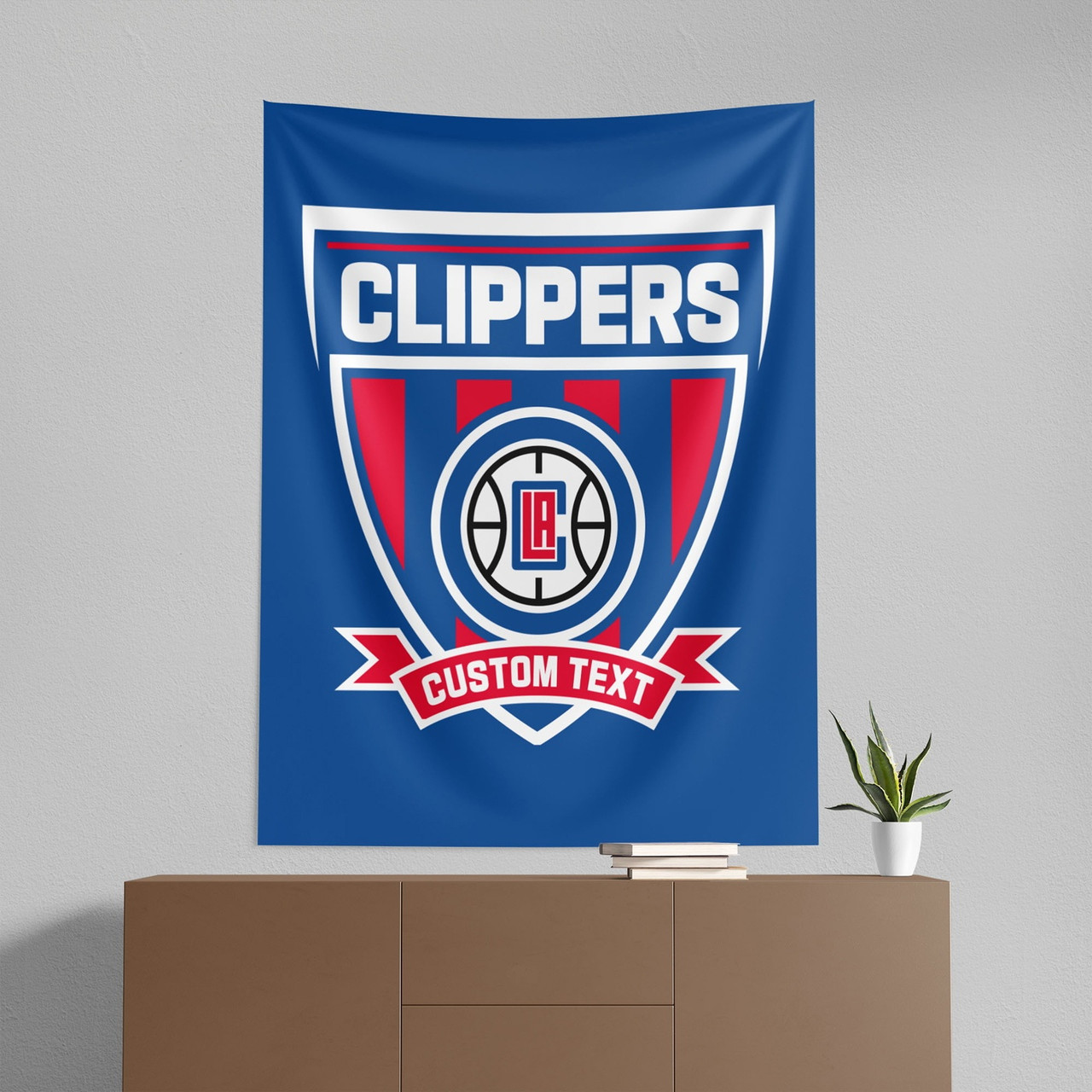 Los Angeles Clippers 50" x 60" Allegiance Personalized Wall Hanging
