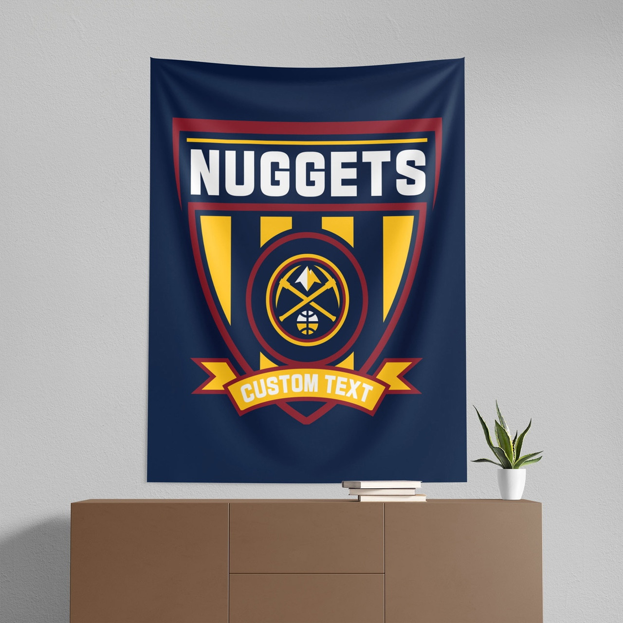 Denver Nuggets 50" x 60" Allegiance Personalized Wall Hanging