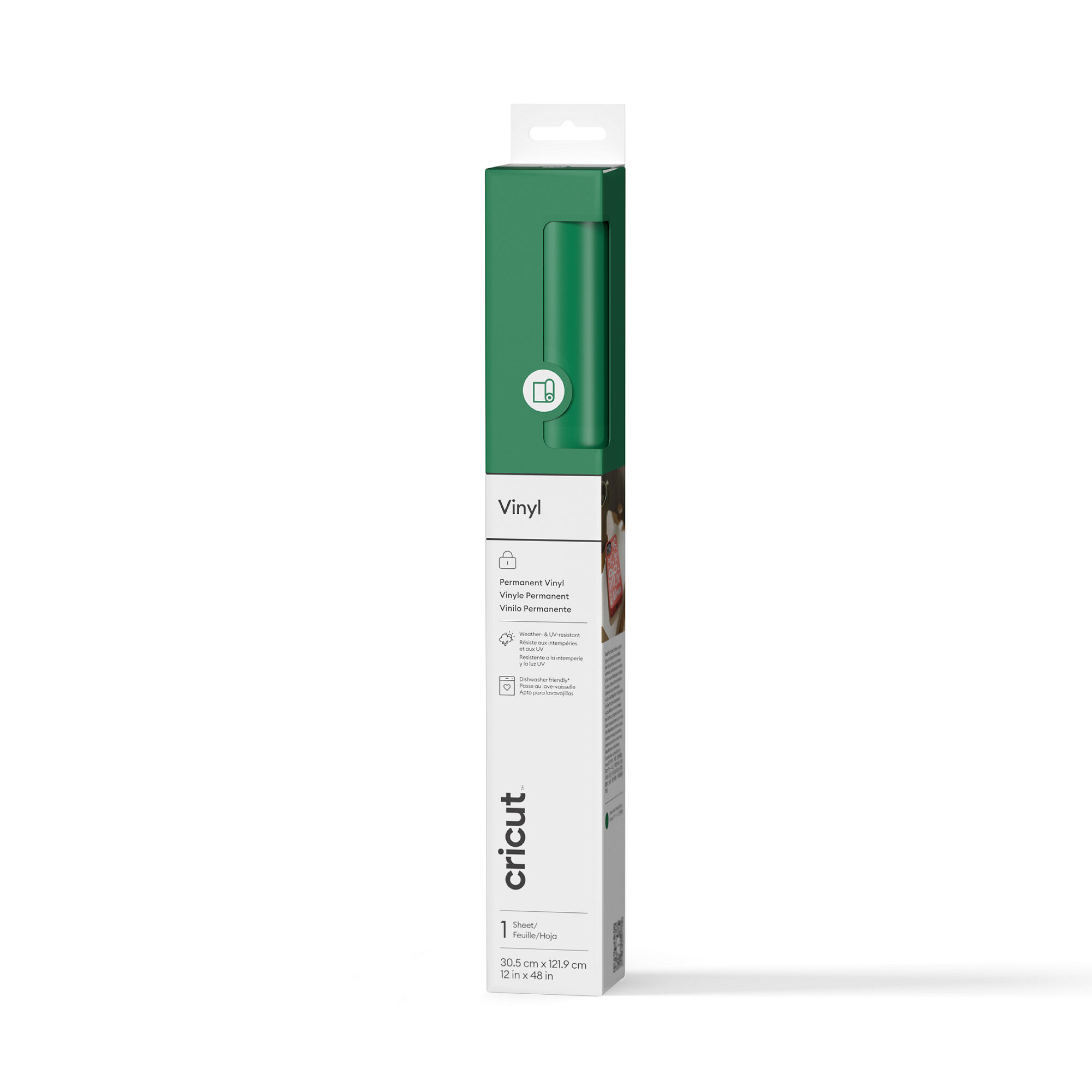 Cricut Matte Vinyl | Permanent | 4 ft | Green