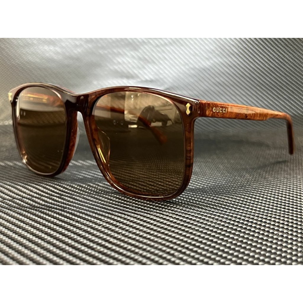 Gucci Accessories | Gucci Men's Brown 57mm Sunglasses | Color: Brown | Size: 57-17-145