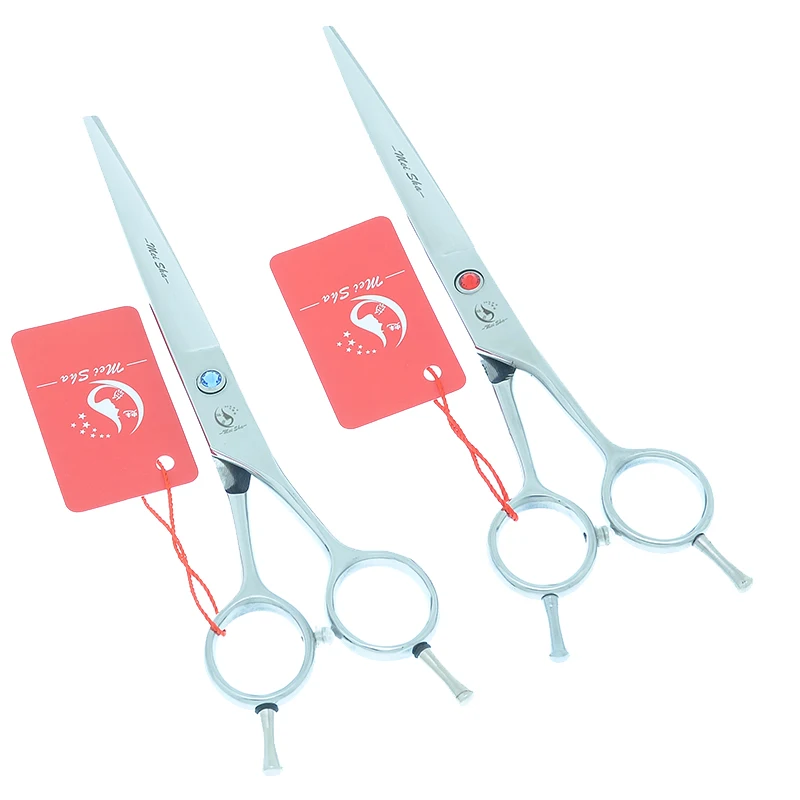 Forbici da parrucchiere professionali da 7,0 "JP440C Cesoie da taglio per capelli da salone 6.5" Forbici per sfoltire Barbiere Styling Clippers A0180A