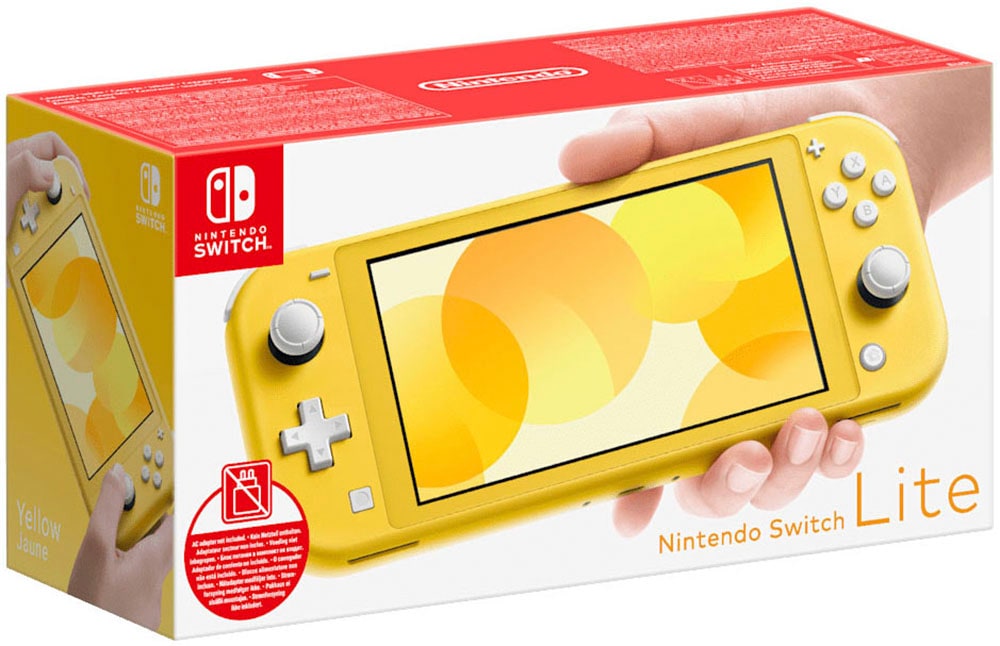 NINTENDO SWITCH Spielekonsole "Lite (ohne Netzteil)", gelb, B:20,8cm H:9,11cm T:1,39cm, Spielekonsolen Image