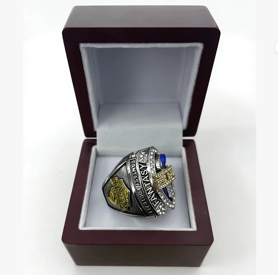 Anello del Campionato di Fantasy Football 2026, Accessorio Moda Maschile, Regalo per Fan, Oggetto da Collezione