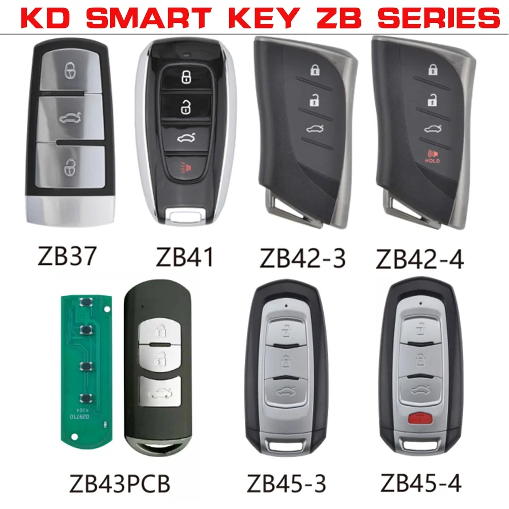 KEYDIY KD Smart Key ZB Series Original Key Universal Fob ZB37 ZB41 ZB42-3 ZB42-4 ZB43-3 ZB45-3 ZB45-4