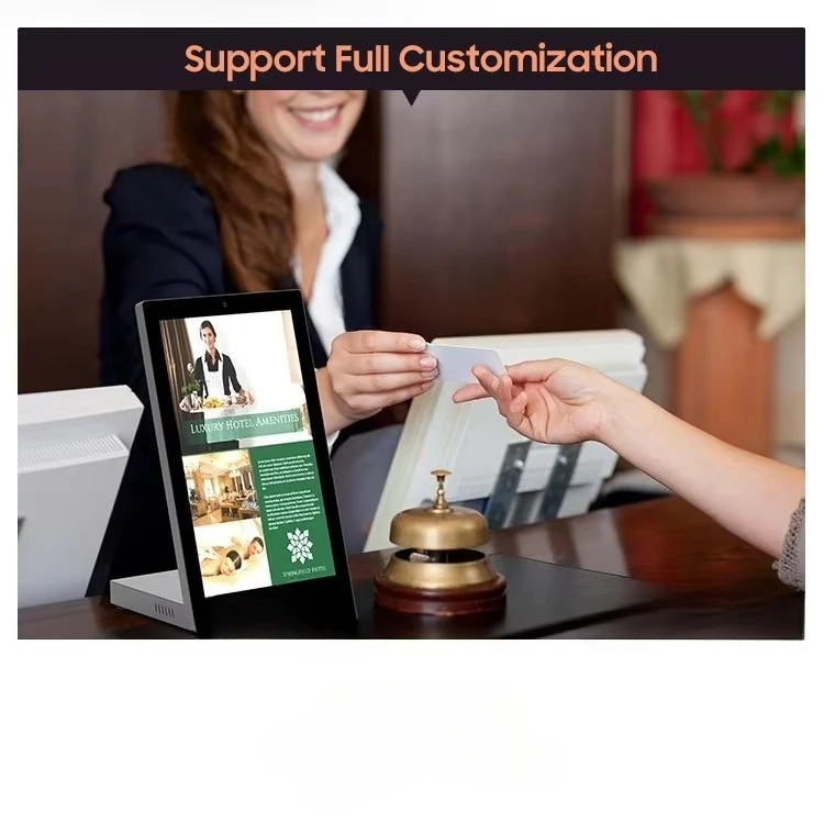Direktverkauf ab Werk: Tragbarer Touchscreen-Monitor für Werbedisplays, Hotel-Check-in-Kiosk, Self-Service-Touch-Kiosk Image