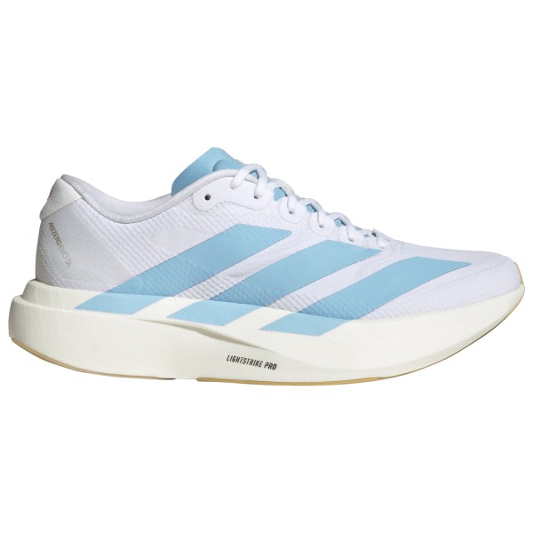 adidas - Women's Adizero Evo SL Woven - Runningschuhe 38 2/3 | EU 38,5 weiß/ matte gold