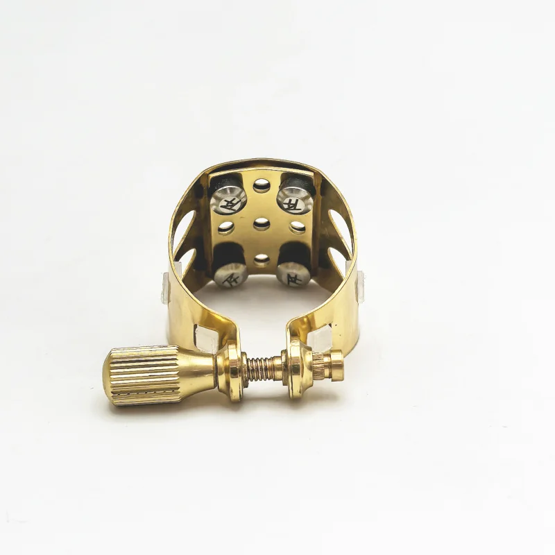 Altsaxophon-Mundstück aus Hartgummi mit Ligatur, Alt-E  Saxophonligatur, Saxophon-Klemmring Image