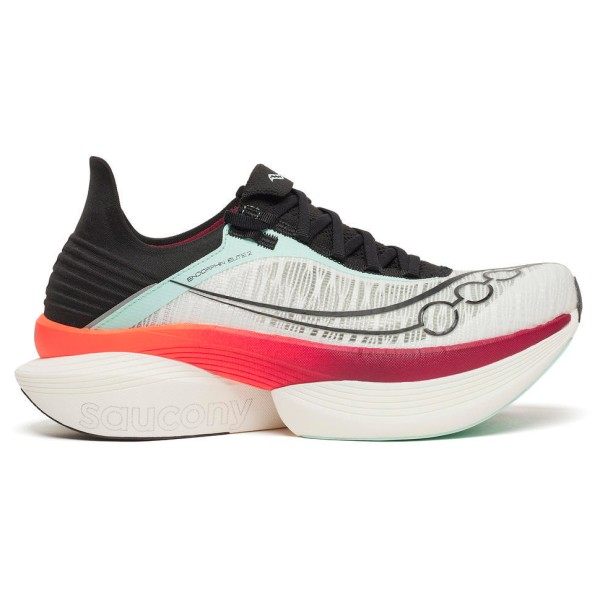 Saucony - Endorphin Elite 2 - Runningschuhe 39 | EU 39,5 weiß/ crimson