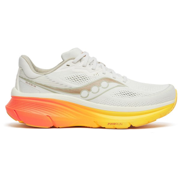 Saucony - Guide 19 - Runningschuhe 46 | EU 46 ivory /rot