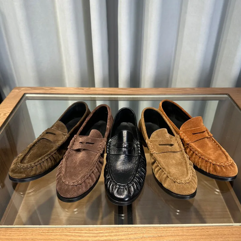 Modische Designer-Luxus-Loafer, neue Slip-on-Mokassins, flache Schuhe für Damen, trendige Freizeitschuhe, bequeme Damenschuhe