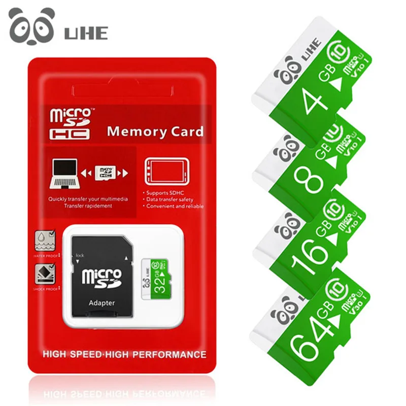 2025 heißer Verkauf Speicherkarten 16 GB 32 GB Flash-MicroCard SD 64 GB hochwertige Class10 TF-Karte 4G 8G Micro-Karte SD-Carte mit Adapter