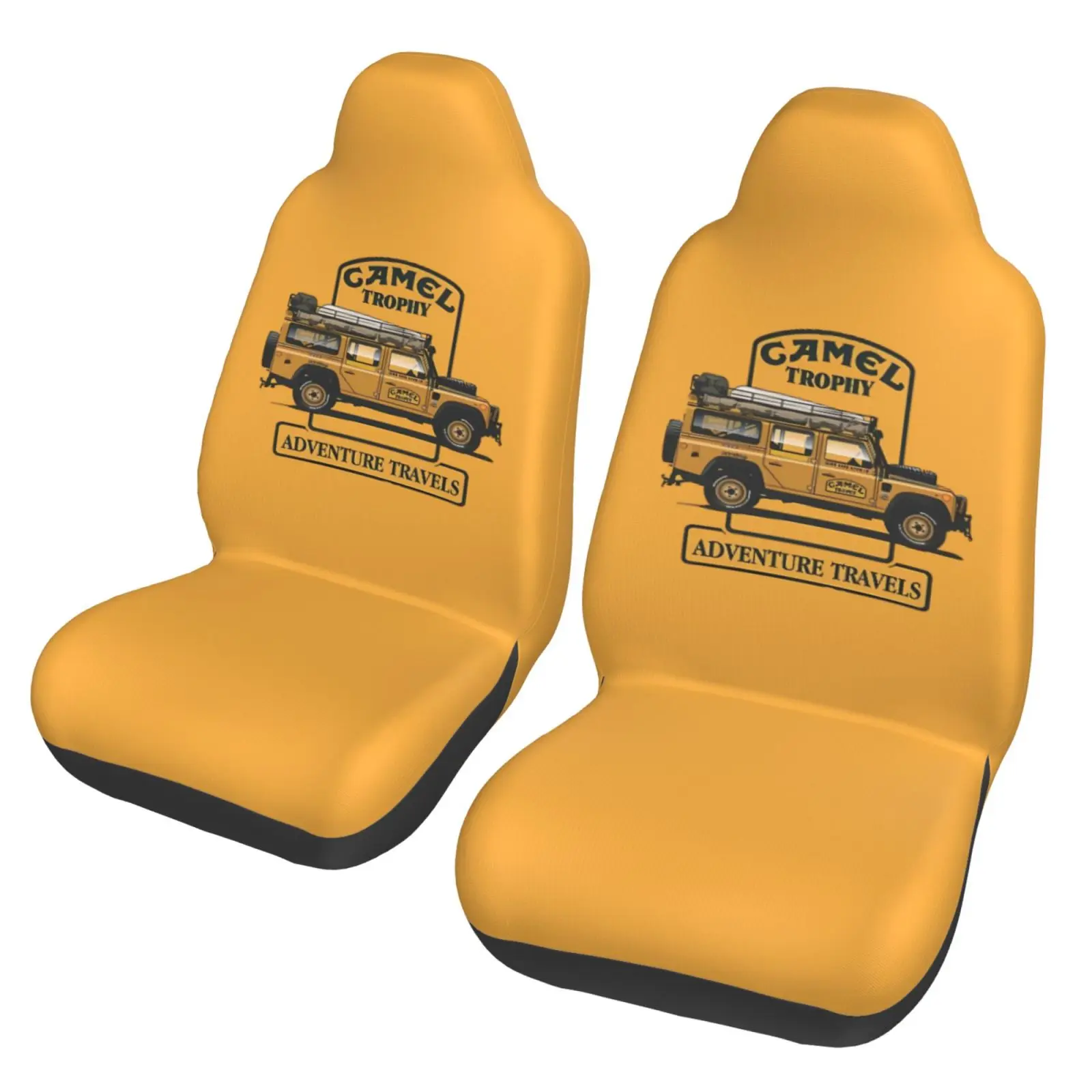 Retro-Sitzbezug für Geländefahrzeuge, vier Jahreszeiten, Autokissen, einfach zu installieren, zweiteiliger Autositzbezug Image