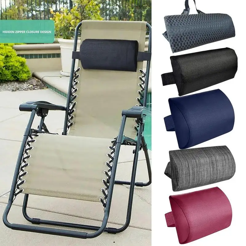 Leiste Liege Kissen Pool Lounge Stuhl Kissen mit Riemen Universal abnehmbare Camp Terrasse Lounge Stuhl Mittagspause Rest Kissen Image