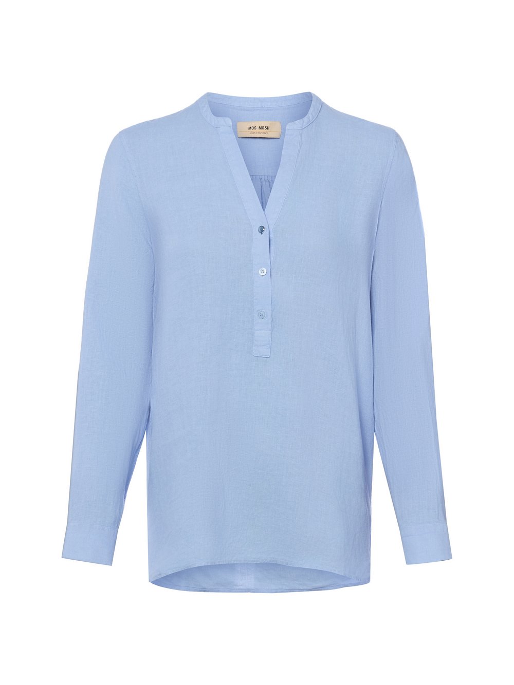 MOS MOSH Leinenbluse Damen hellblau, M Image