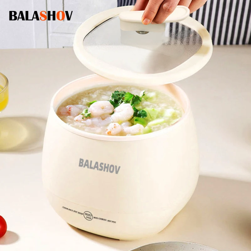 1,8 l tragbarer intelligenter Reiskocher-multifunktion aler Antihaft-Reis kochtopf zum Kochen von Reis, Suppe, Schlafsälen und kleinen Küchen