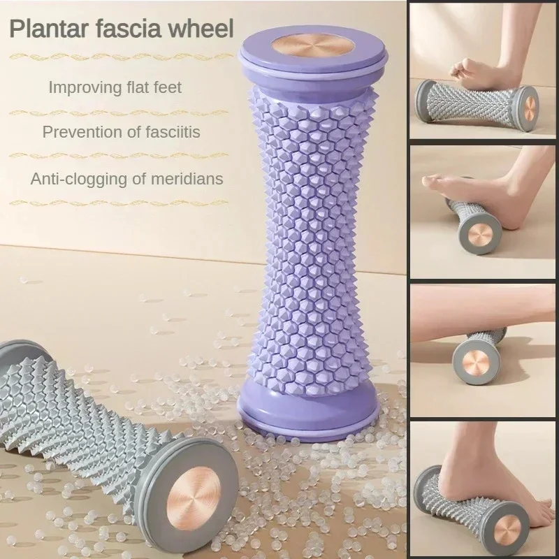 Fußroller Yoga-Massageball Plantarfaszien-Roller Muskelentspannung Pflege Plastik Manueller Sport Fitness Fußmassagegerät Image