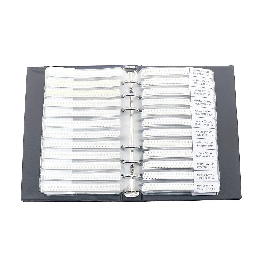 0402 0603 0805 1206 SMD SMT Chip Mehrschichtiger Keramikkondensator Musterbuch Sortiertes Kit-Paket Image