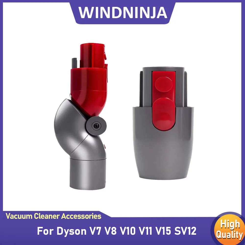 Staubsauger Hohe Adapter und Unten Adapter Für Dyson V7 V8 V10 V11 V15 Zubehör Quick Release Up Top Werkzeuge Lenkung Ellenbogen Image
