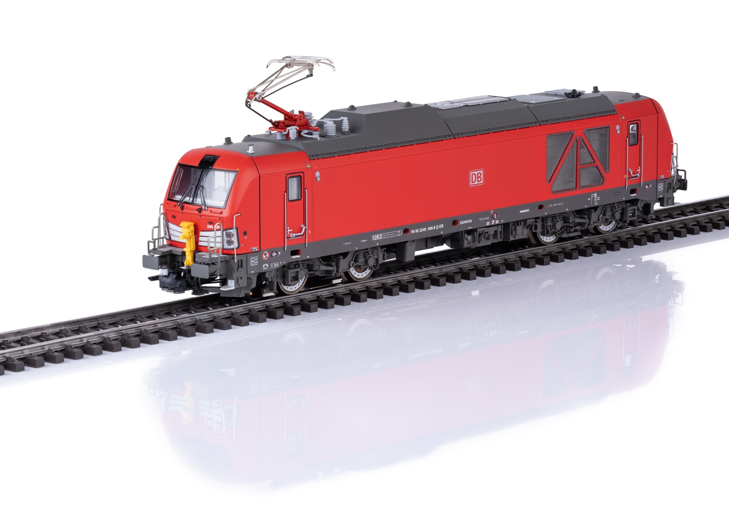 Elektrolokomotive MÄRKLIN "Zweikraftlokomotive Baureihe 249 - 39297", rot, Modelleisenbahn-Fahrzeuge, Kinder, Kunststoff, Metall, mit Sound und Beleuchtung