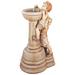 Henri Studio 35" High Willie and Wilma Cast Stone Fountain