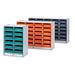 Jonti-Craft Rainbow Accents® 30 Compartment Cubby Wood in Blue | 35.5 H x 60 W x 15 D in | Wayfair 0931JCWW005
