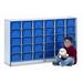 Jonti-Craft Rainbow Accents® 25 Compartment Cubby Wood in Blue | 35.5 H x 57.5 W x 15 D in | Wayfair 0430JCWW003