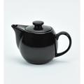 Omniware Teaz 0.34-qt. Teapot w/ Infuser Stoneware/Terracotta in Black | 4.5 H x 6.5 W x 4.25 D in | Wayfair 1508787