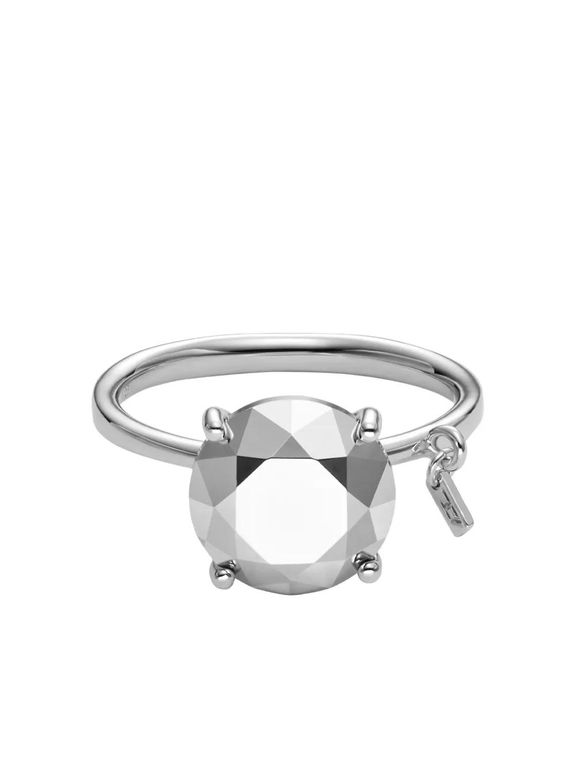 Dl1353040 Diamond-Cut Ring - Metallic - DIESEL Rings