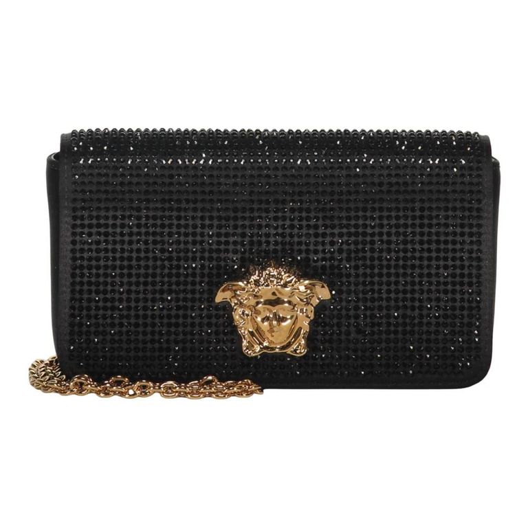 Cross Body Bags - Black - Versace Crossbody Bags