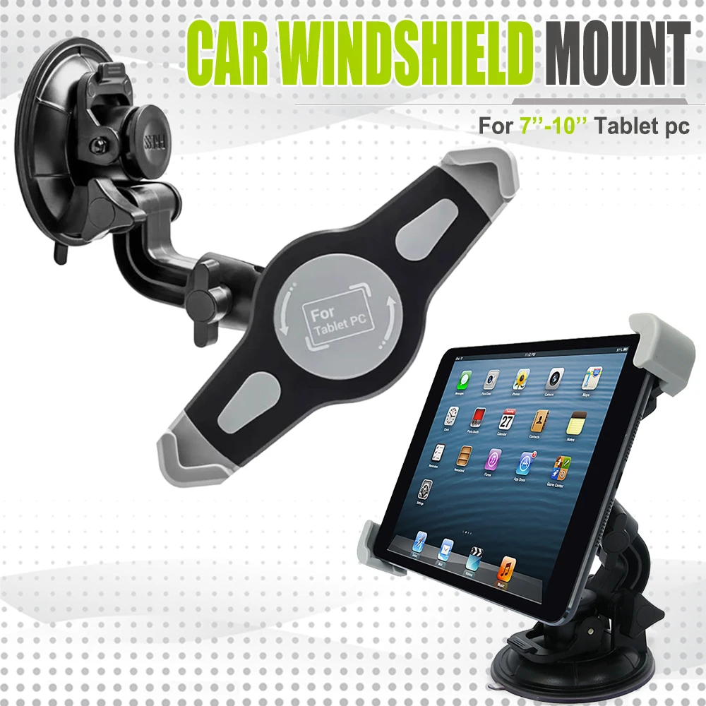 Auto-Windschutzscheiben-Tablethalterung | 7"-10" Universeller Tablet-Halter | Starker Saugnapf-Halter für iPad & Tablets Image
