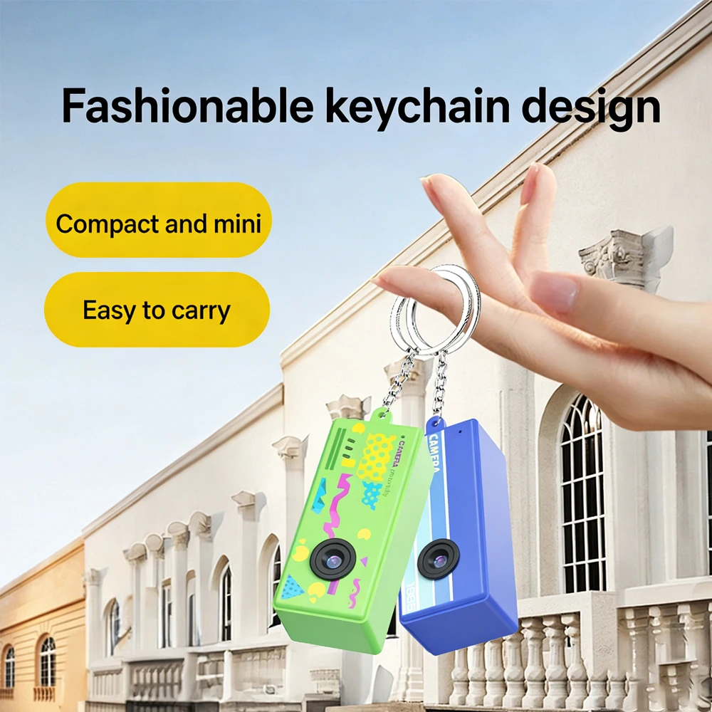 0,96 Zoll Magecam Daumen-Schlüsselanhänger-Kamera Mini-Actionkamera Retro Unterstützt Speicherkarte 1080P Sehr Kleine Videokamera Videorekorder Image