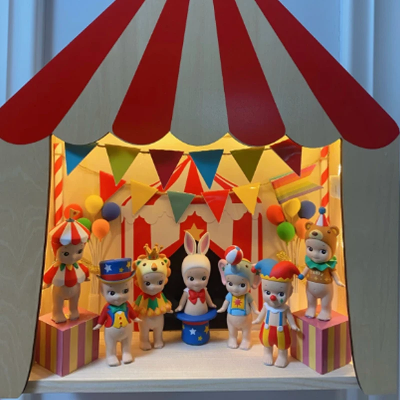Sonny Angel 2019 Zirkus-Truppe im Retro-Stil Blind Box Überraschungsbox Original Actionfigur Cartoon-Modell Geschenk Spielzeug Sammlung Image
