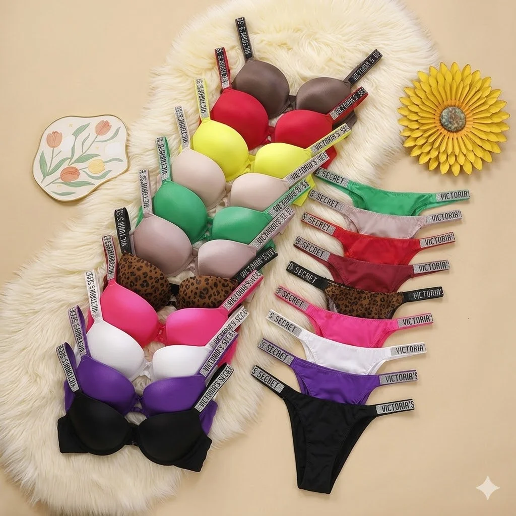 V Damen Spitzen-Push-Up-Bralette, nahtlos, bequem, atmungsaktiv, Dessous-Set für Zuhause, Dessous-Set, Unterwäsche-Set, BH-Höschen-Set