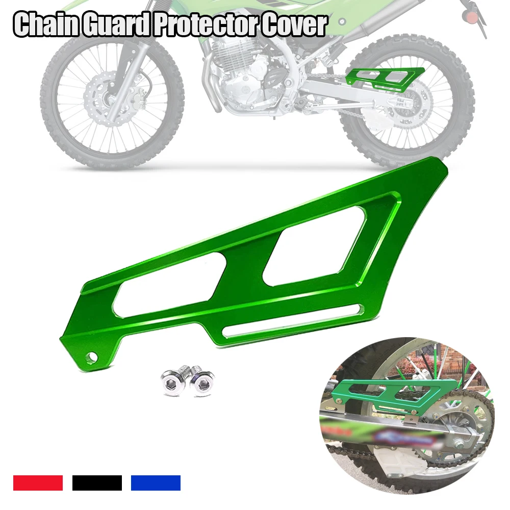 Motorrad CNC Kettenschutzabdeckung für Kawasaki KLX230R KLX230L KLX250 KLX250R KLX250S KLX 230R 230L 250 250R 250S Image