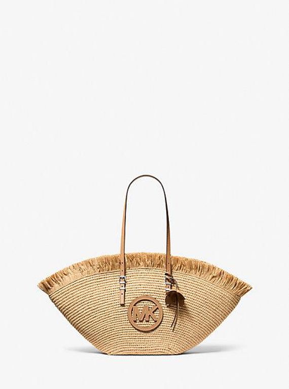 Mk Isa Large Hand-Crocheted Fan Tote Bag