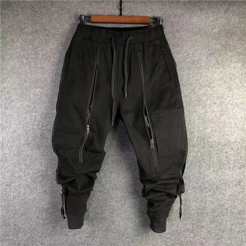 ARENS Herbst Winter Personalisierte Lose Große Größe Hip-hop Overalls männer High Street Casual Fashion Zippered Cargo Hosen