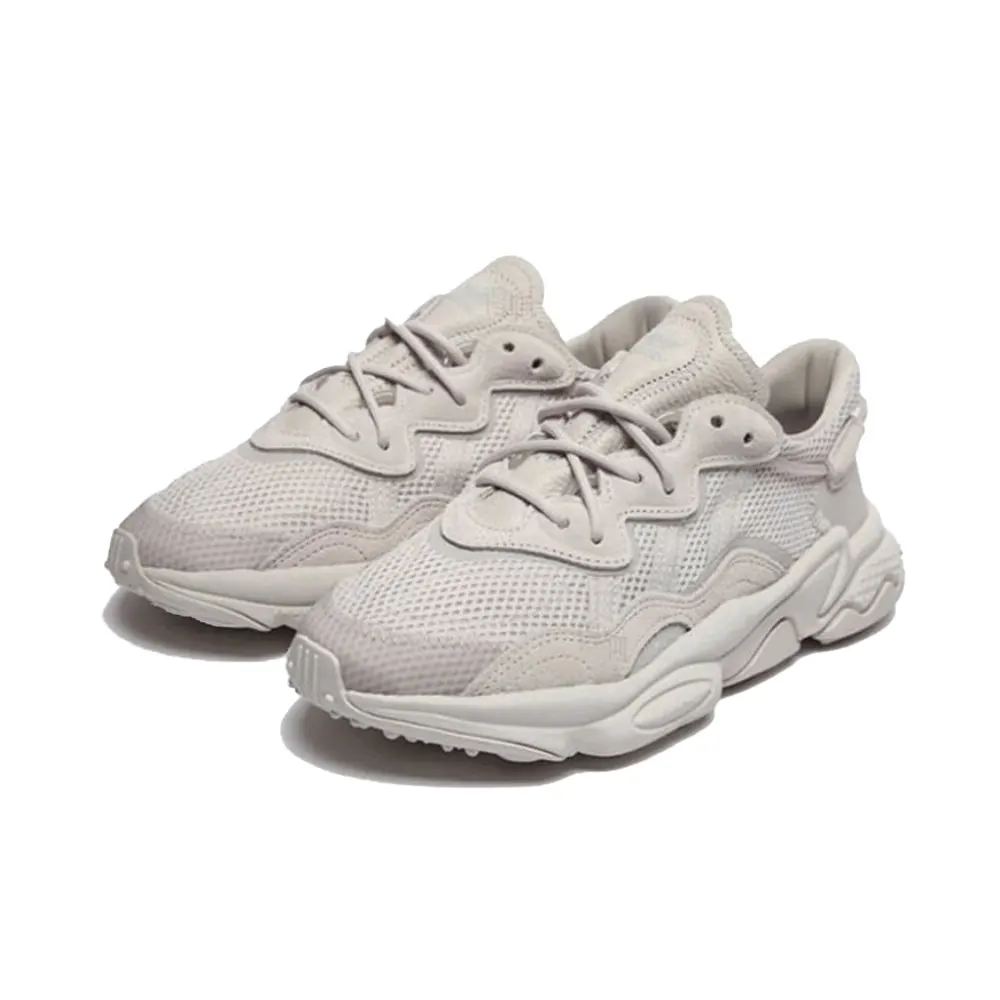 adidas Originals Ozweego Mesh Stoff Sport Komfort rutschfeste Low-Top Lifestyle Freizeitschuhe Unisex Pearl Smoke Grey FY2023