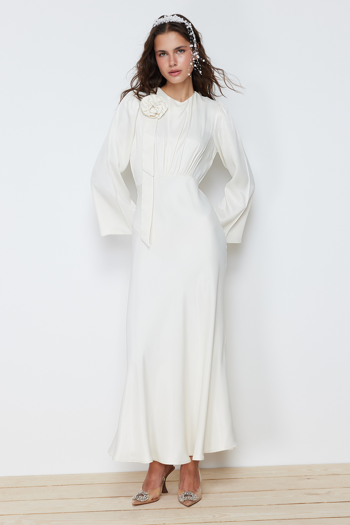 Schlichtes, langes, elegantes Maxikleid für Damen / Abendkleid